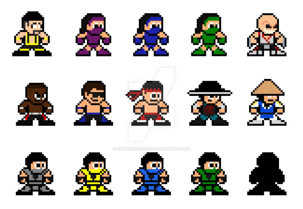 1024x707 8 Bit Clipart Art