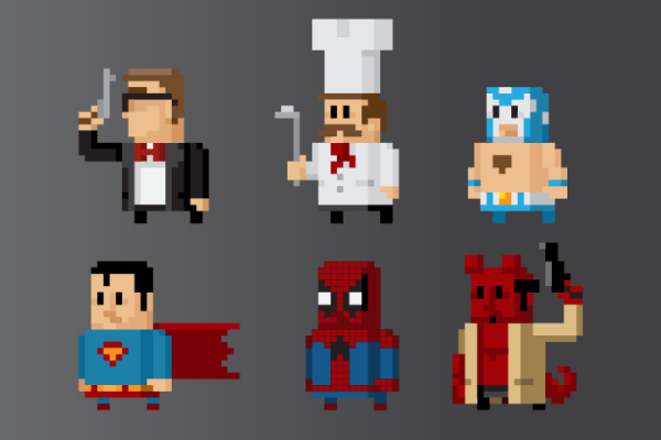 600x400 Jaw Dropping 8 Bit Digital Art And Vector Freebies