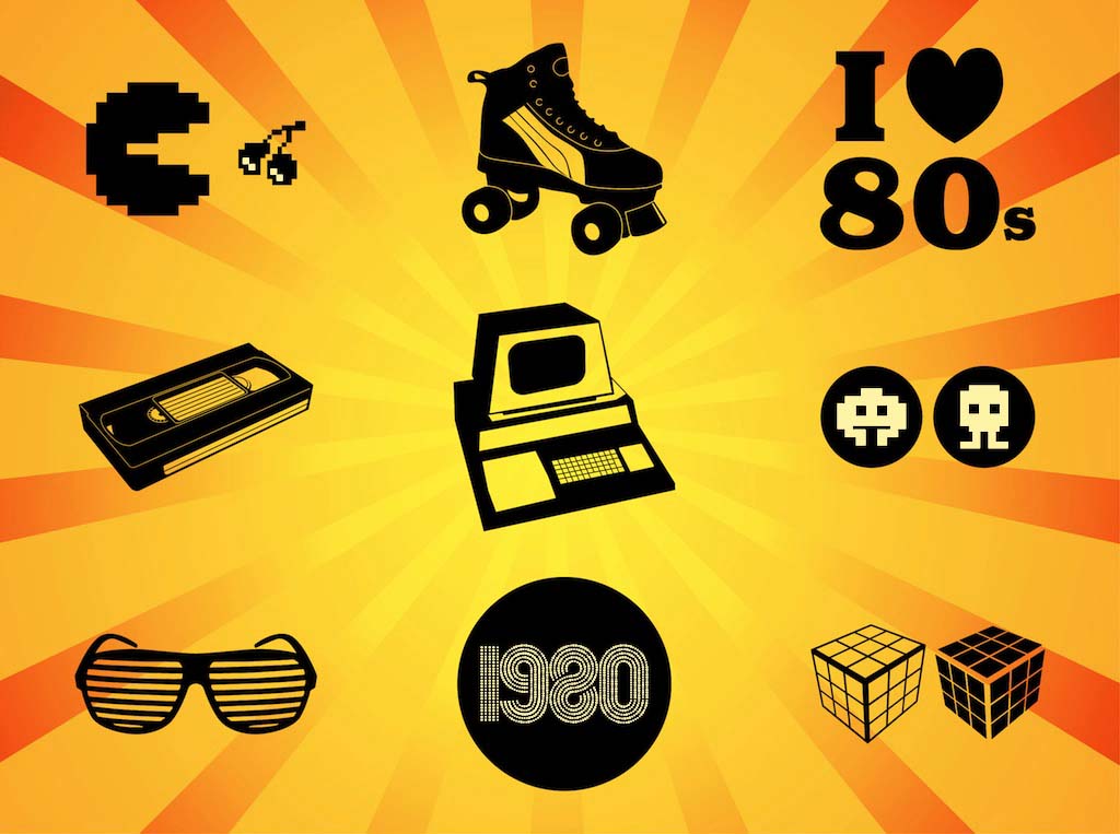 1024x763 Eighties Vectors Vector Art Amp Graphics