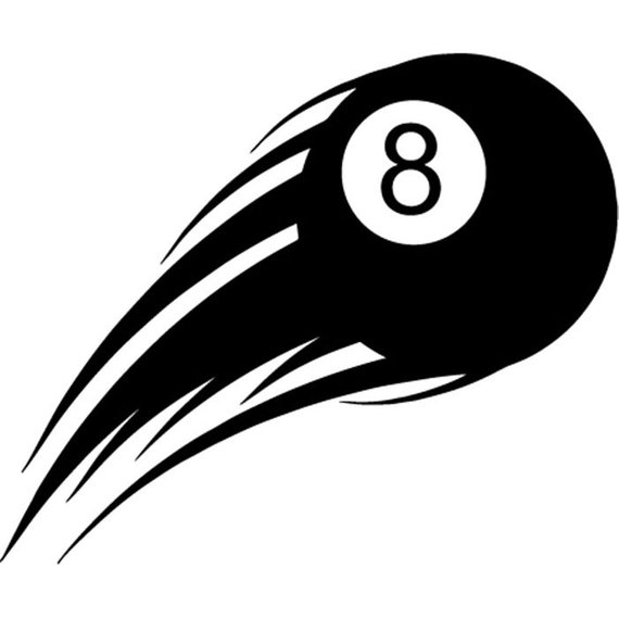 570x570 Billiards Eightball 12 Shot Motion Eight 8 Nine 9 Ball Sports Etsy