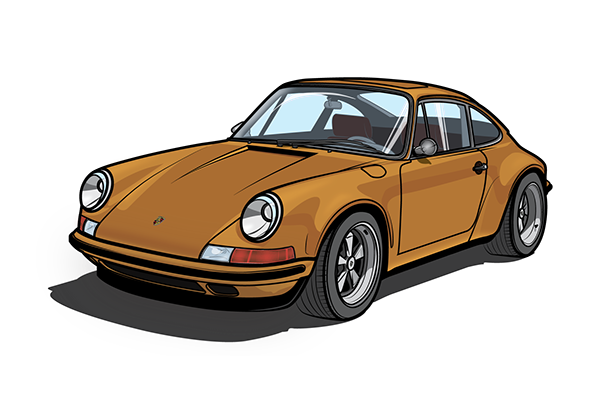 Porsche 911 Classic рисунок