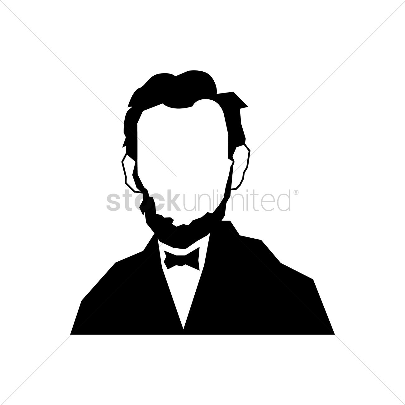 1300x1300 Abraham Lincoln Vector Image