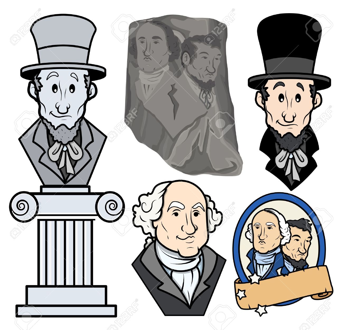 1300x1251 Abraham Lincoln Vector Clipart In Color