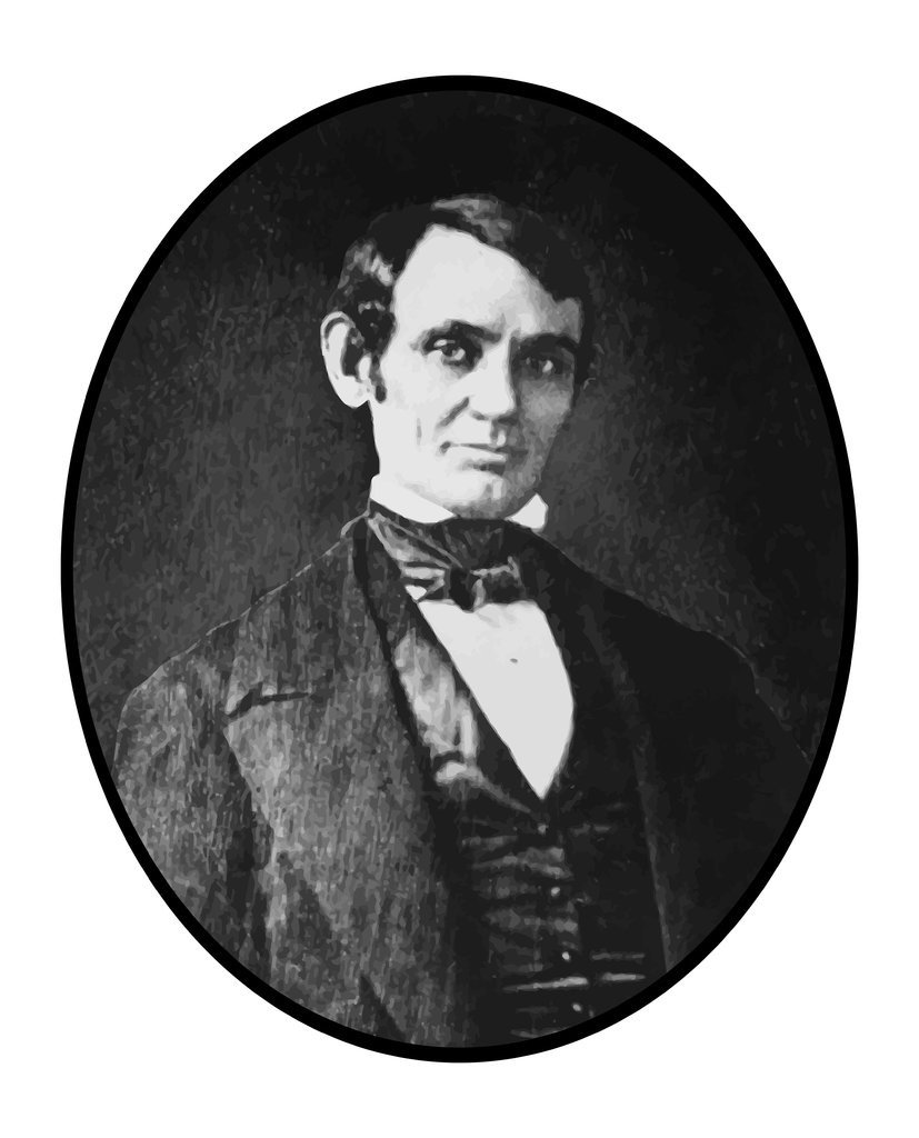 827x1024 Vector Portrait Of A Young Abraham Lincoln. Posters Amp Prints By