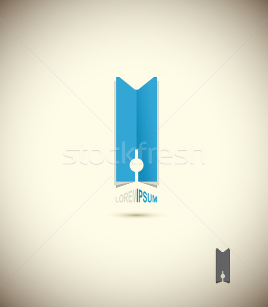 523x600 Logo Vector Real Estate. The Concept Of Business. Skyscraper Abs