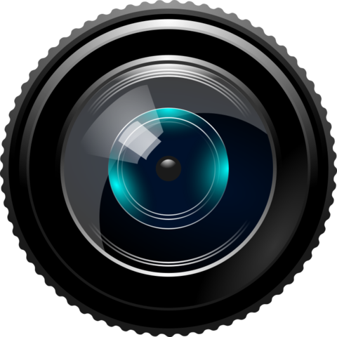 Abstract Camera Lens Vector