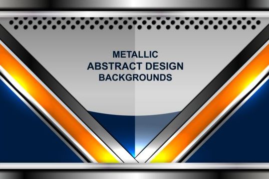 539x360 Abstract Metal Backgrounds Design Vector Free Download