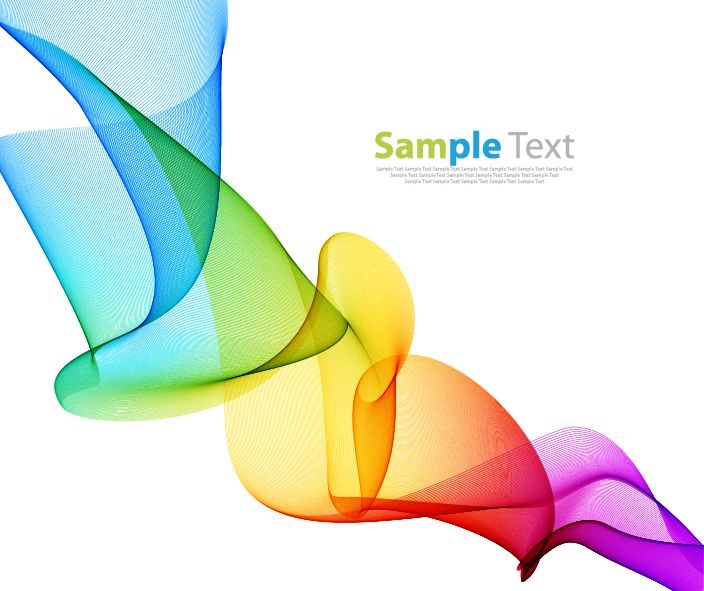 704x591 Colorful Waves Line Abstract Design Vector Background Free
