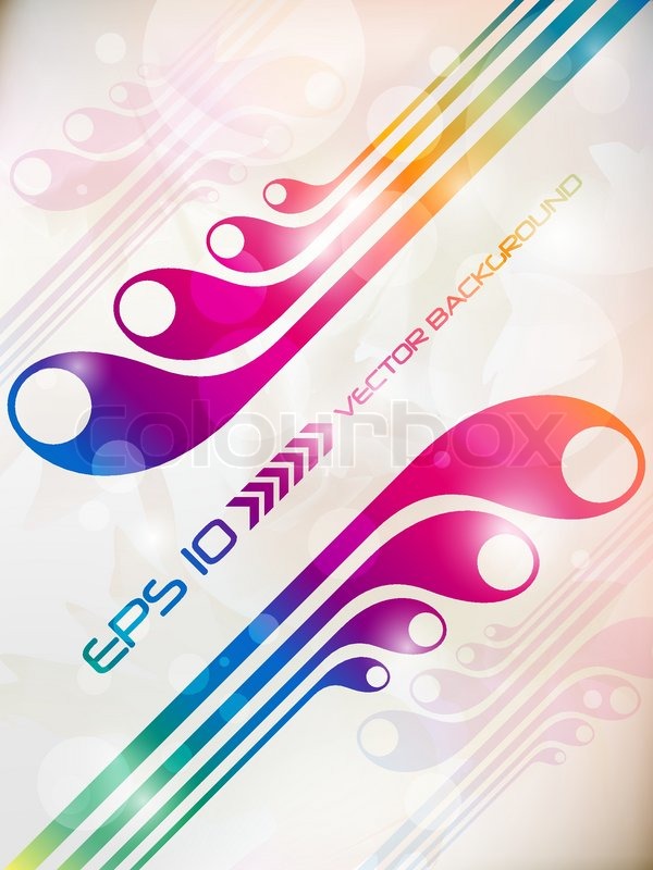 600x800 Vector Abstract Background, Creative Design Stock Vector Colourbox