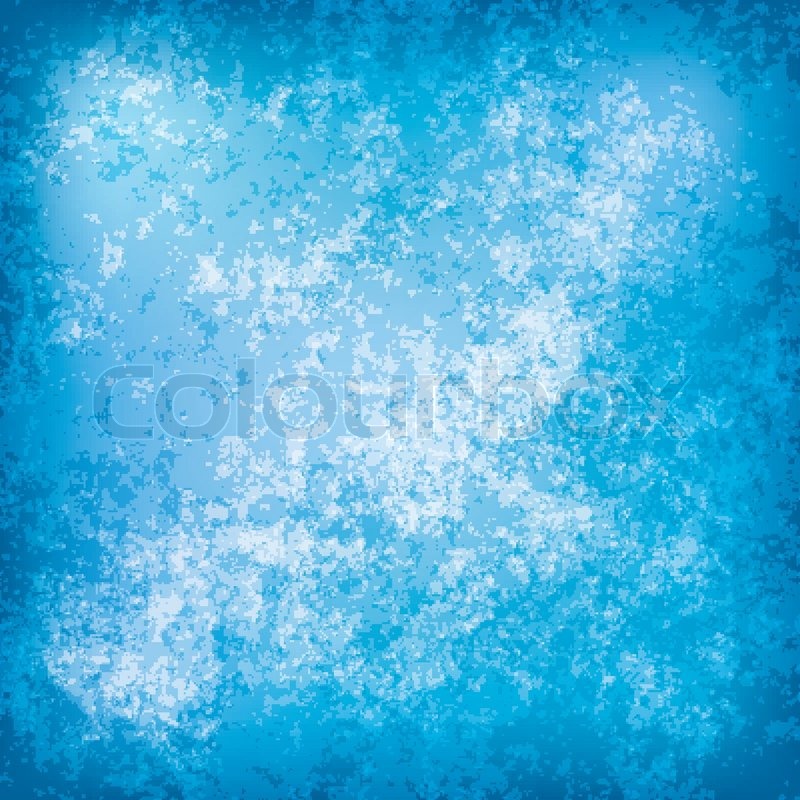 800x800 Abstract Grunge Background With Old Blue Wall Stock Vector