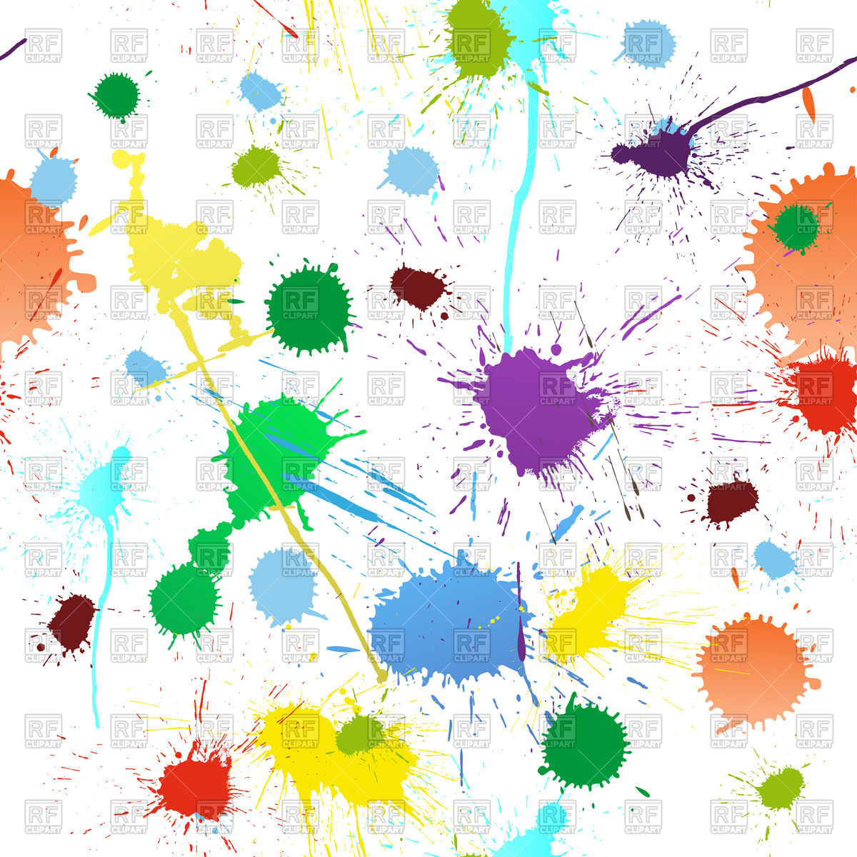 1200x1200 Abstract Grunge Background With Paint Blobs Vector Image Vector