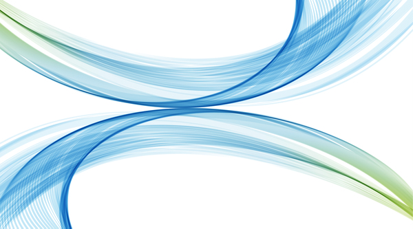 600x333 Green With Blue Abstract Lines Vector Material 03 Free Download