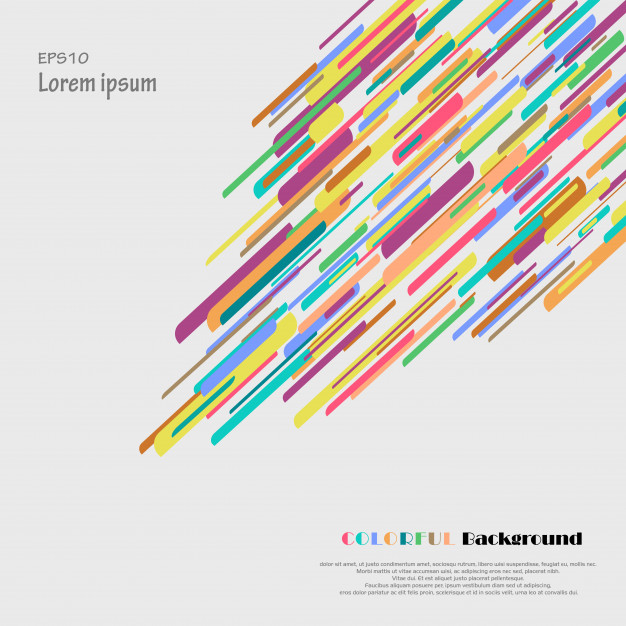 626x626 Abstract Vector Of Colorful Modern Background Vector Premium