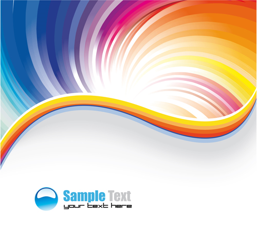 500x449 Abstract Waves Modern Backgrounds Art Vector 03 Free Download