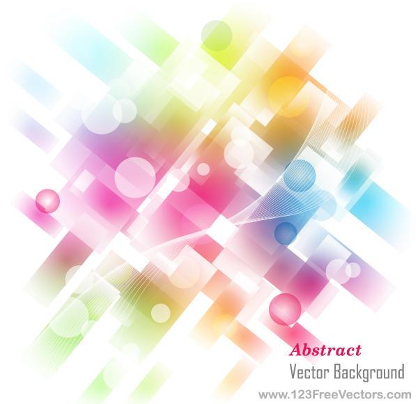 600x580 Colorful Abstract Fantasy Background Free Vector Art 123freevectors