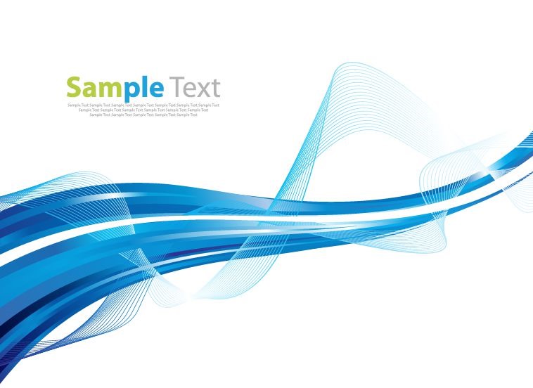 758x552 Abstract Background With Blue Waves Vector Illustration Free