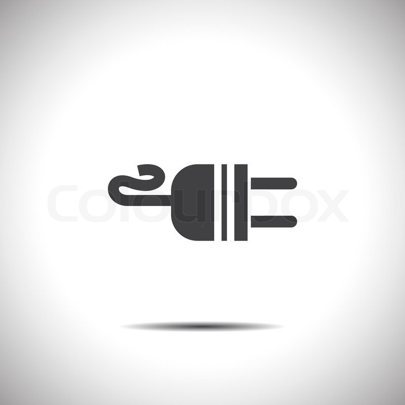 800x800 Electric Ac Power Plug Vector Icon Stock Vector Colourbox