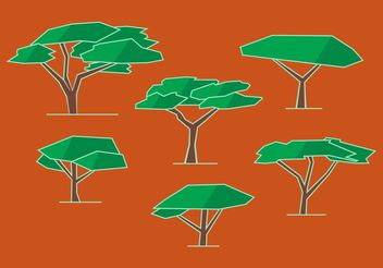 352x246 Free Acacia Tree Vector Set Free Vector Download 152979 Cannypic