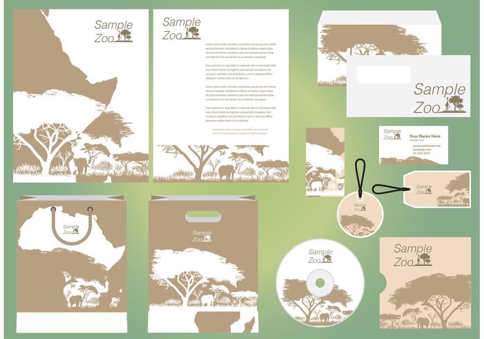 700x490 Free Vector Zoo Acacia Tree Vector Profile Template