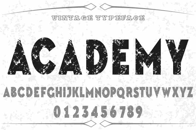 625x417 Vintage Handcrafted Typeface Alphabet Vector Label Design Academy