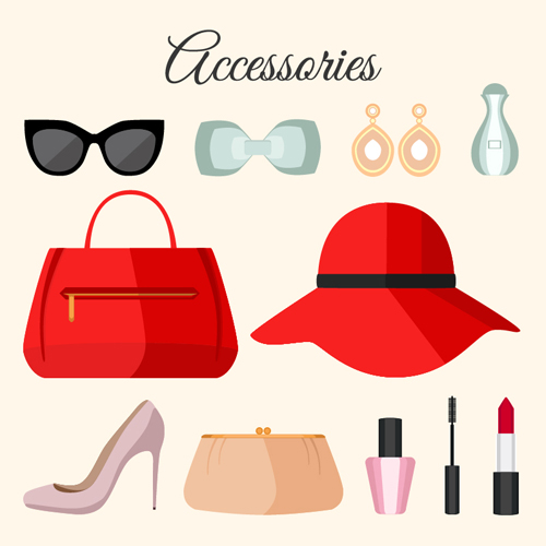 500x500 Women Accessories Vector Design Free Download