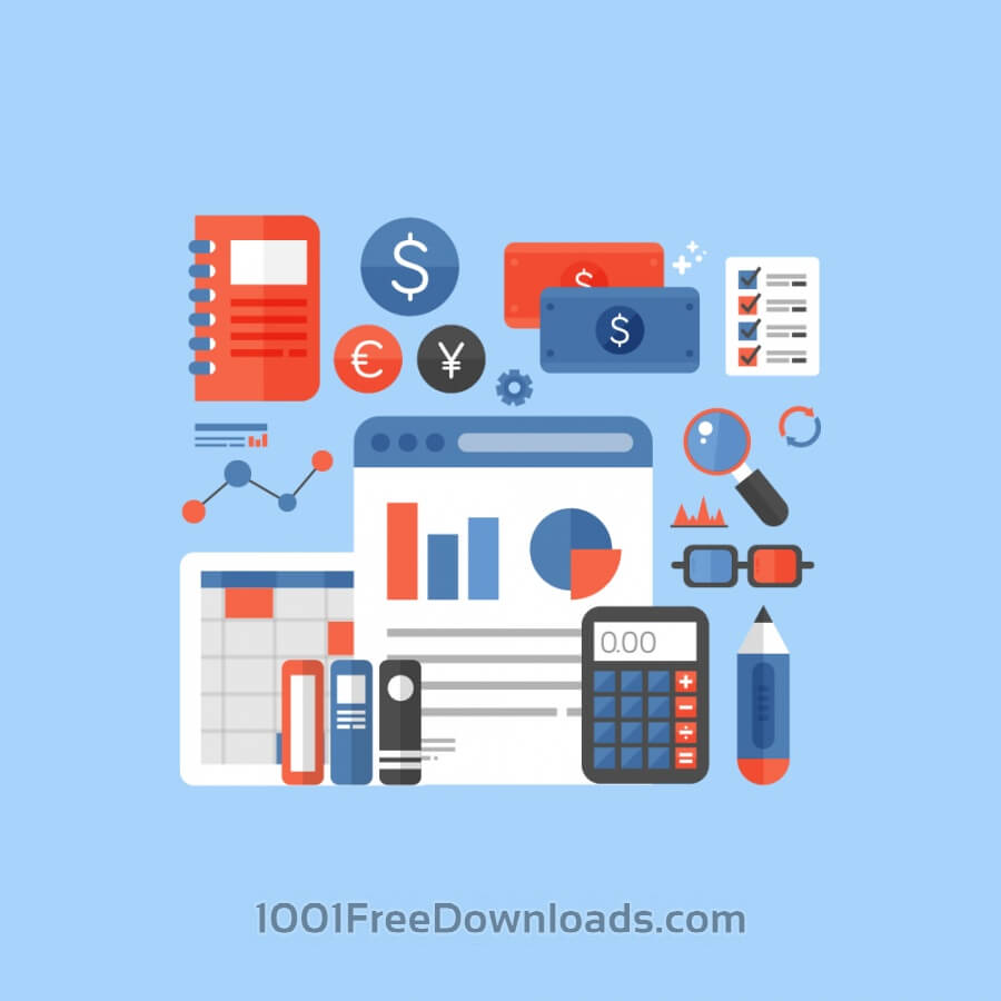 900x900 Free Vectors Accounting Icons