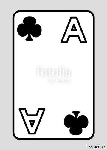 359x500 Club Ace Card