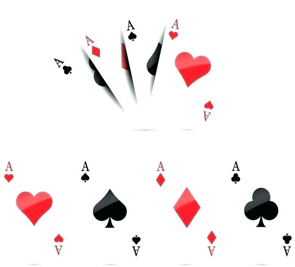 600x544 Vector Playing Cards Line Icon Ace Free Dipmax.pro