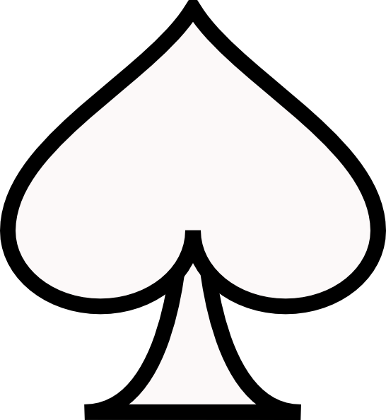 546x594 Graphic Black And White Stock Ace Of Spades