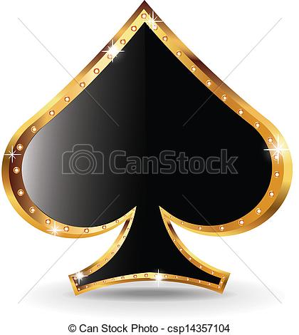 420x470 Sign Spades Vector.