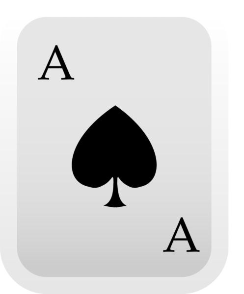 497x600 Vector Image Of Ace Of Spade.