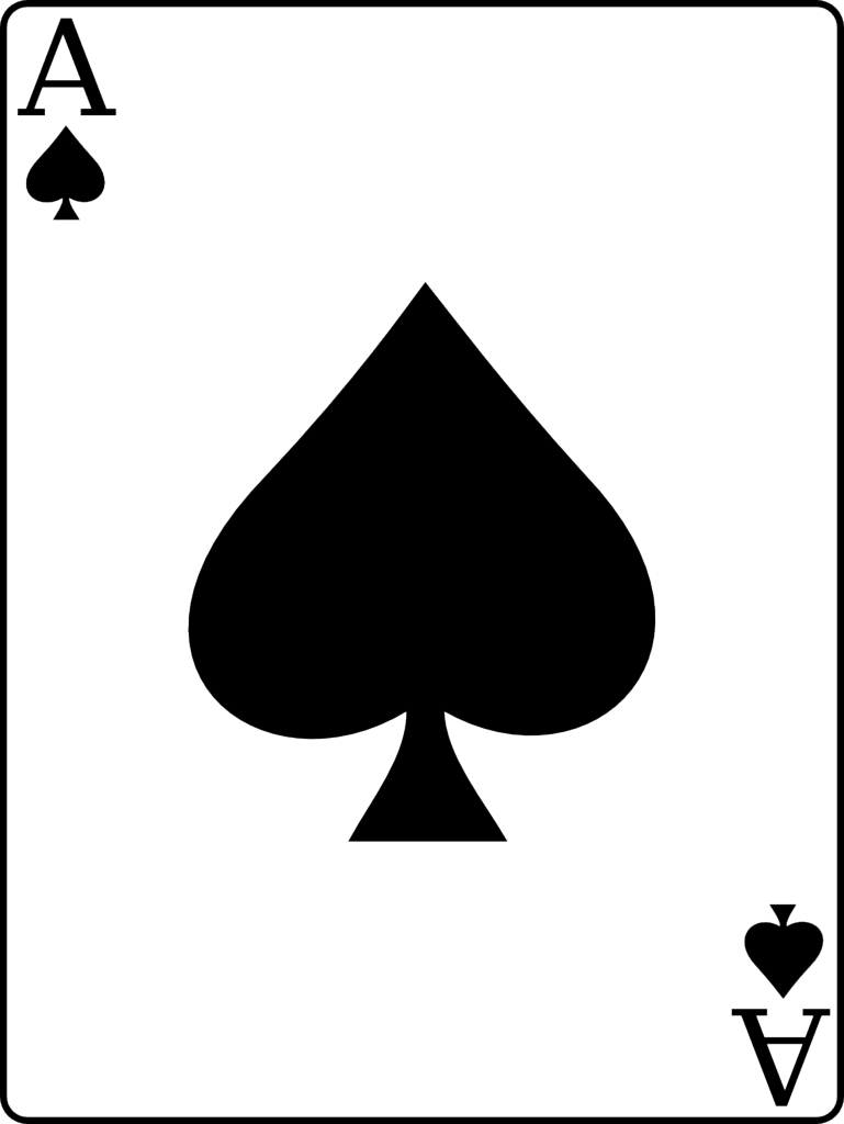 769x1024 Ace Of Clubs Svg Library Download