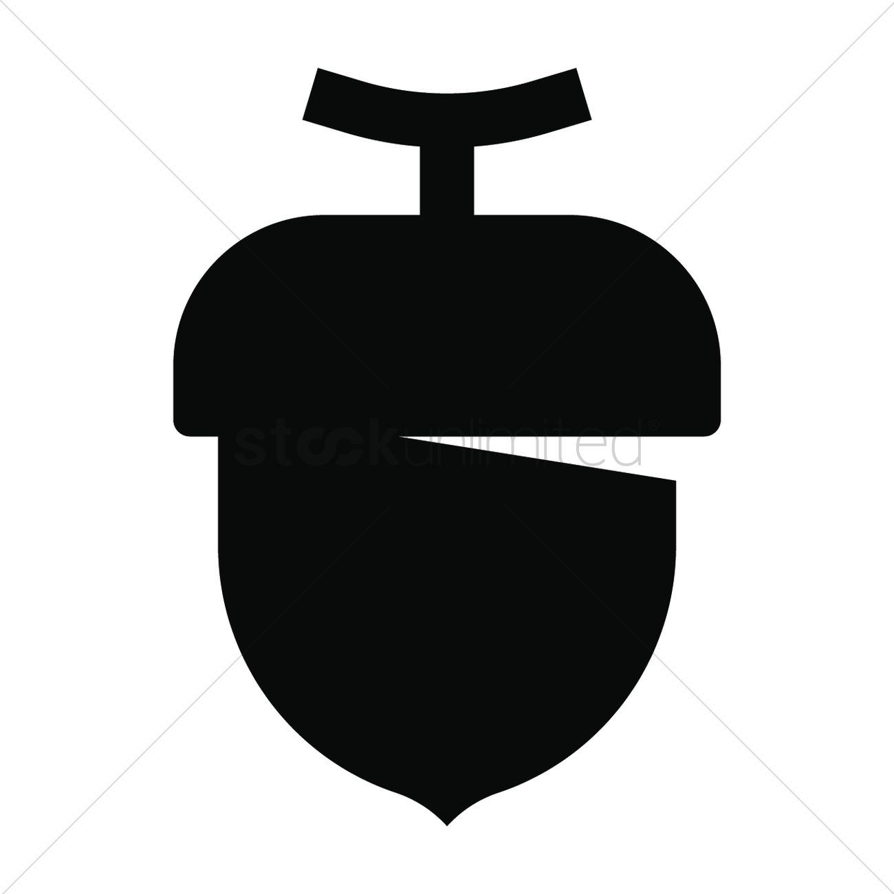 1300x1300 Acorn Vector Image
