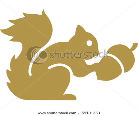 450x380 Acorn Clipart Vector