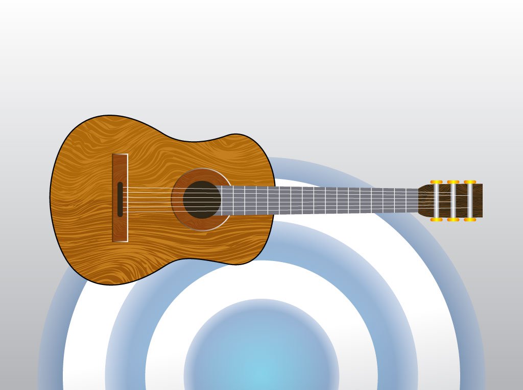 1024x765 Classical Acoustic Guitar Vector Art Amp Graphics