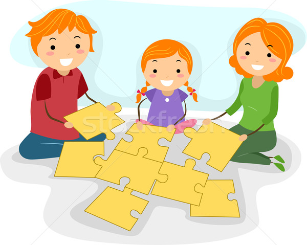 600x479 Family Activity Vector Illustration Lenm ( 1778307) Stockfresh