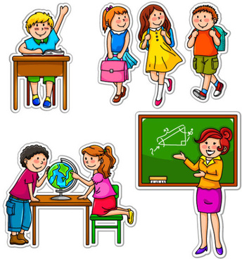 344x368 Children And School Activity Vector Free Vector Download (2,739