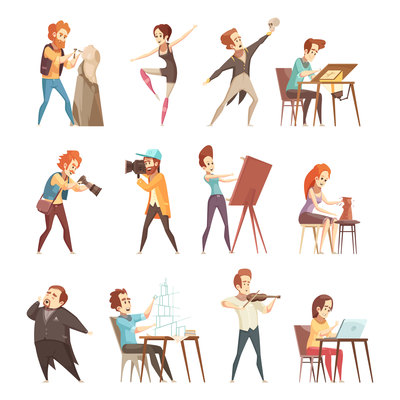 400x400 Page 1 Actors On Curated Vector Illustrations, Stock Royalty Free