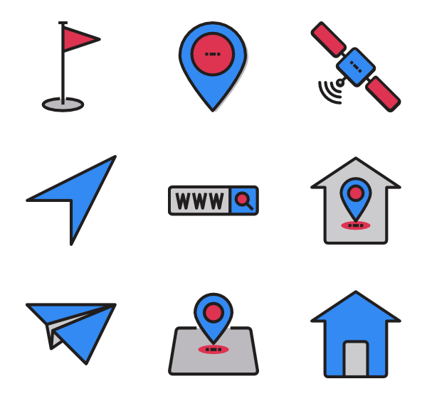 600x564 Address Icons
