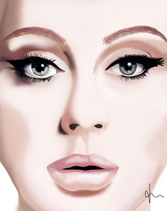 700x886 Adele By Peter Spencer