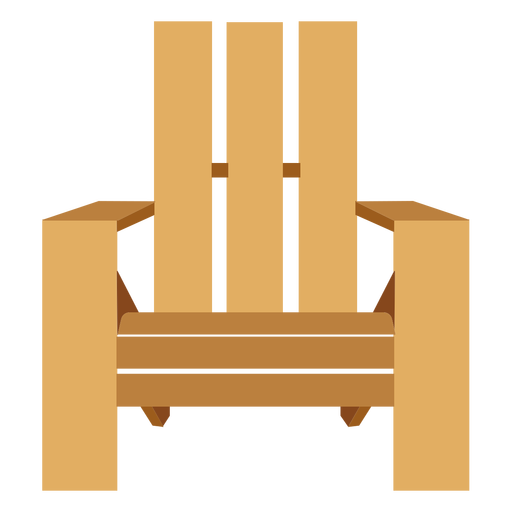 512x512 Adirondack Chair Front View