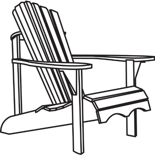 500x500 Collection Of Free Chaired Clipart Adirondack Chair. Download On
