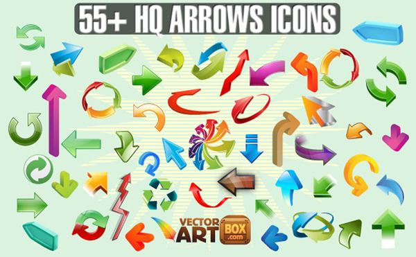 600x371 Free Graphics Vector Arrow Symbols And Shapes