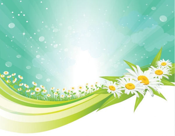 600x467 Spring Background Free Vector In Adobe Illustrator Ai ( .ai