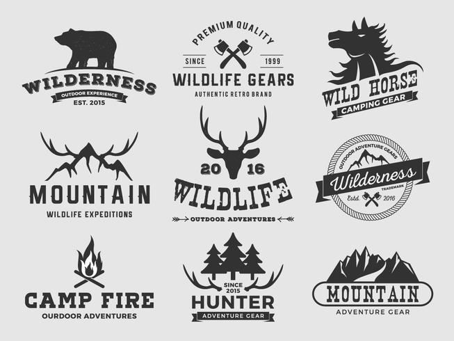 653x490 Forest Mountain Adventure Logo Design