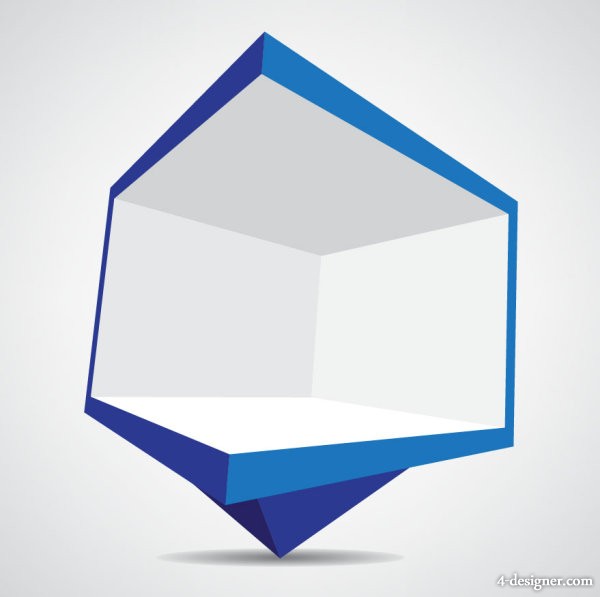 600x597 4 Designer Space Advertising Panels In 01 Vector