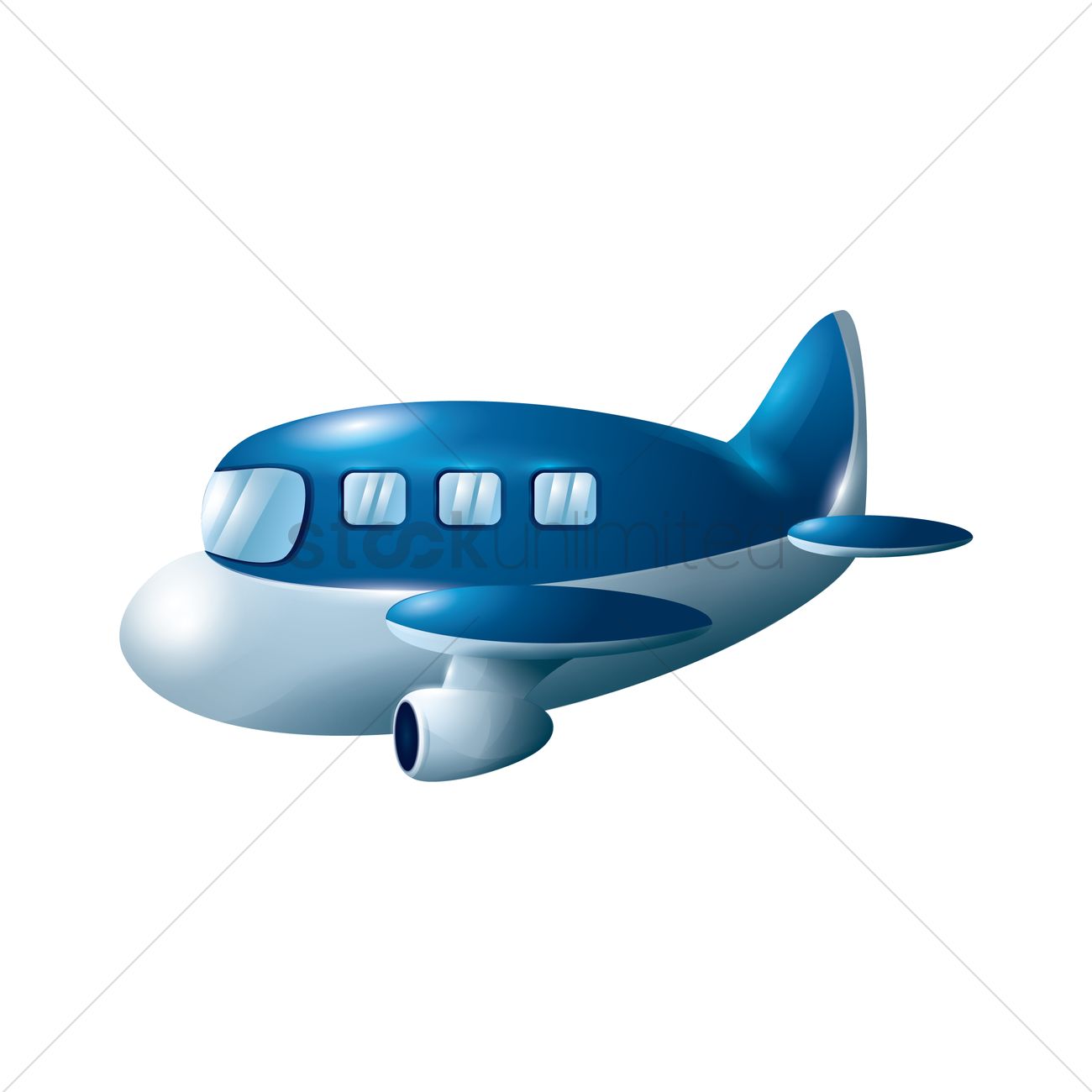 1300x1300 Toy Aeroplane Vector Image