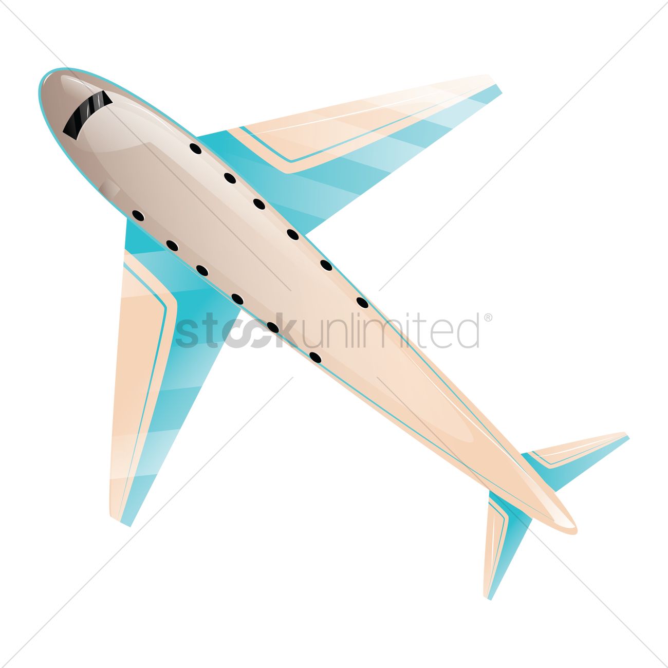 1300x1300 Aeroplane Vector Image