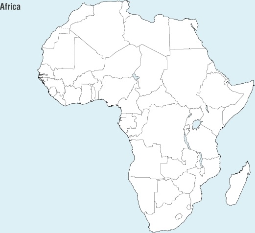 521x476 African Map Vector Free Vector In Adobe Illustrator Ai ( .ai
