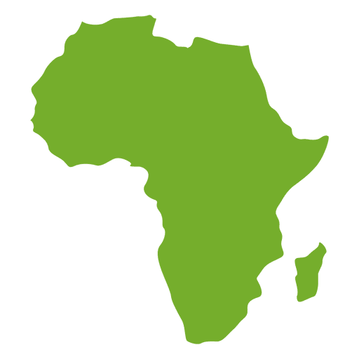 512x512 Green Africa Continental Map
